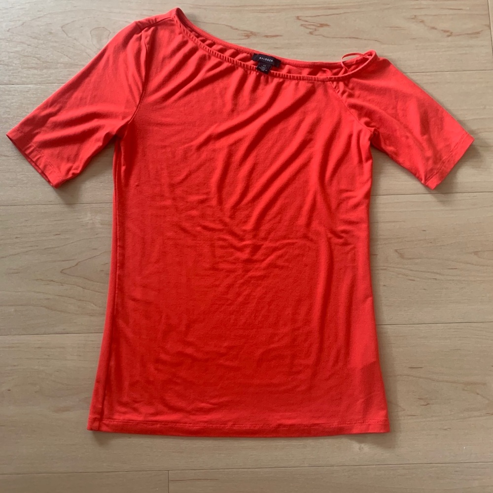 Halogen Pink/Orange Off Shoulder Top - XS